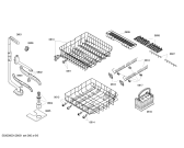 Схема №2 SGU44E32SK с изображением Декоративная рамка для посудомоечной машины Bosch 00667978