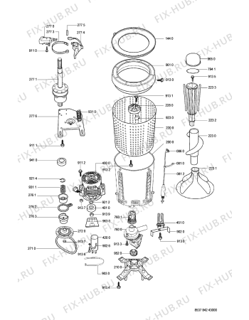 Схема №1 AWG 842 с изображением Другое для стиральной машины Whirlpool 481246648076