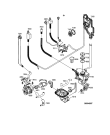 Схема №1 GCIK 6421/1 IN с изображением Микропереключатель для электропосудомоечной машины Whirlpool 481290508827
