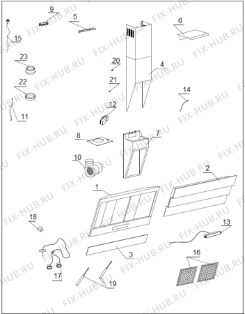 Схема №1 DVG9546HB (364723, HO750) с изображением Сенсорная панель для вентиляции Gorenje 402553