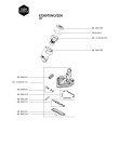 Схема №1 EO8970NO/2D0 с изображением Рукоятка для электропылесоса Seb RS-2230001416