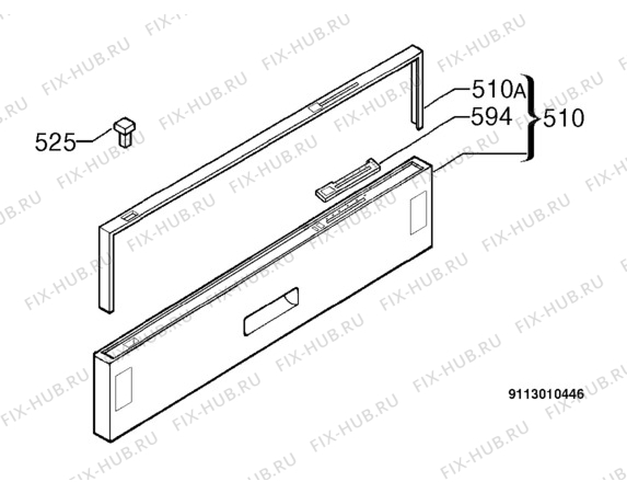 Взрыв-схема посудомоечной машины Rex Electrolux TTH012XE - Схема узла Command panel 037