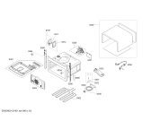 Схема №1 3HW458X с изображением Панель управления для плиты (духовки) Bosch 00663585