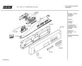 Схема №1 SE3NCE2 Art.: 715/077-91 с изображением Передняя панель для электропосудомоечной машины Bosch 00365328