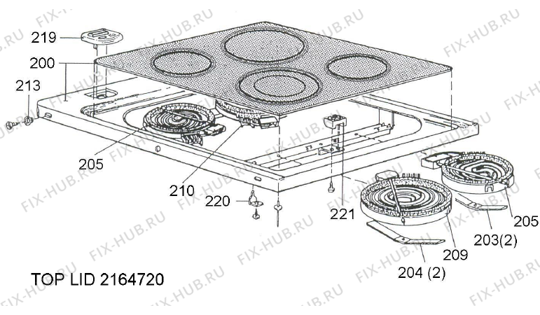 Взрыв-схема вытяжки Gorenje C957 A549C71A DK   -White FS 70 (900000664, A549C71A) - Схема узла 02