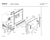 Схема №2 SE54561 с изображением Передняя панель для посудомойки Siemens 00357805