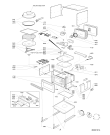 Схема №1 AMW 523 NB с изображением Дверка для свч печи Whirlpool 480120101593