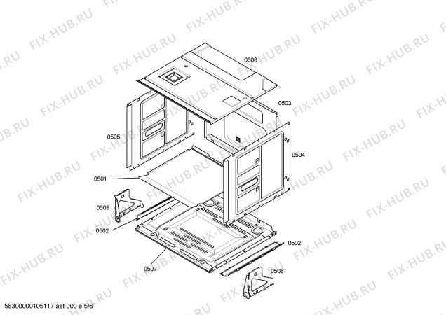Схема №1 HBC86K760N с изображением Панель управления для плиты (духовки) Bosch 00445957