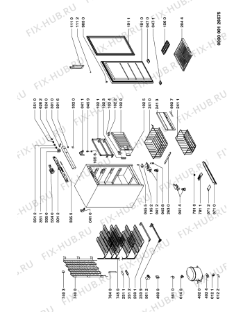Схема №1 CVT 220/G с изображением Испаритель для холодильника Whirlpool 481951138684
