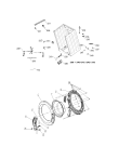 Схема №1 AWG 5061/B1 с изображением Обшивка для стиралки Whirlpool 480111101336