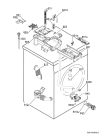 Схема №1 AL77481F с изображением Трубка для стиральной машины Aeg 1327740427