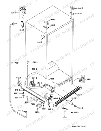 Схема №2 S27C FTT3XDF с изображением Полка для холодильника Whirlpool 481245088108