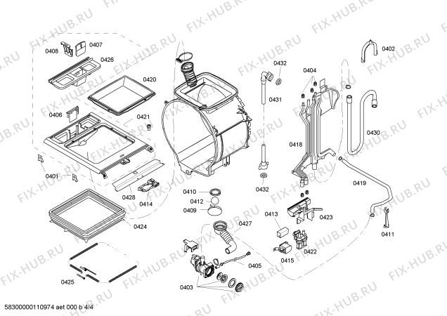 Схема №2 WOP2651SN WOP2651 с изображением Панель для стиралки Bosch 00440915