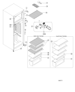 Схема №1 COOL & FREEZE BAK 22 с изображением Дверца для холодильной камеры Whirlpool 482000095840