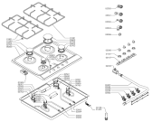 Схема №1 G64AX1 (236625, PCFZD60V) с изображением Кран газовый для плиты (духовки) Gorenje 259114