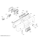 Схема №2 DRS4502 с изображением Передняя панель для электропосудомоечной машины Bosch 00666546