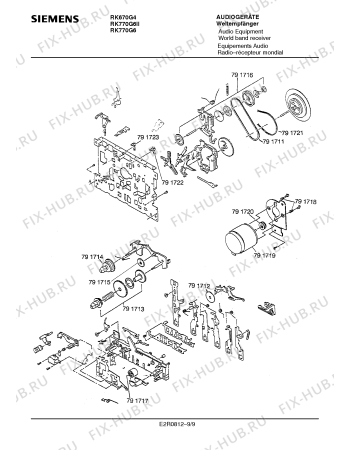 Схема №2 RK770G6II с изображением Инструкция по эксплуатации для звукотехники Siemens 00531015