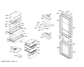 Схема №1 KGN36S53 с изображением Дверь для холодильника Bosch 00249938
