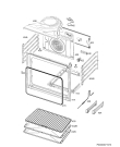 Схема №1 BE5401402B с изображением Панель для электропечи Aeg 5619076721