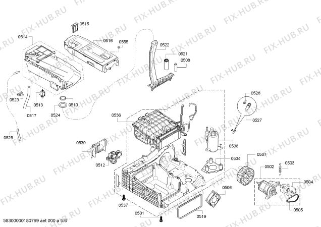 Схема №1 WTY87780OE HomeProfessional SelfCleaning Condenser с изображением Силовой модуль запрограммированный для сушилки Bosch 00633007