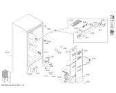 Схема №1 KGN39XI21R с изображением Дверь морозильной камеры для холодильной камеры Bosch 00712436