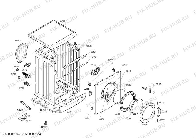 Схема №1 WXL1462FF Siwamat XL1462 с изображением Панель управления для стиралки Siemens 00439923