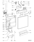 Схема №1 ADP 6638 BR с изображением Панель для посудомоечной машины Whirlpool 481244011136