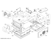 Схема №1 HBC83K553 с изображением Модуль управления, запрограммированный для плиты (духовки) Bosch 00647284