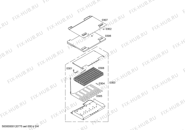Схема №1 P1KCS3703D с изображением Поднос для холодильника Bosch 00640971