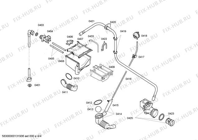 Схема №3 WM08E050TH с изображением Кабель для стиралки Siemens 00606010