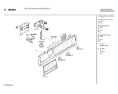Схема №1 WFE9310 с изображением Вкладыш в панель для стиральной машины Bosch 00092391