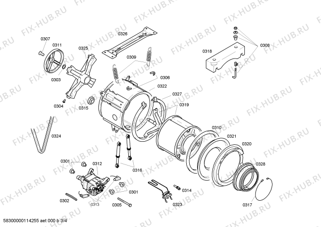 Схема №1 WXB122STI SILVER3205 с изображением Панель управления для стиральной машины Siemens 00439265