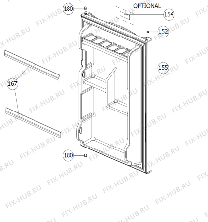 Взрыв-схема холодильника Gorenje RT-3140 W (136293) - Схема узла 02