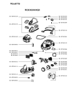 Схема №1 RO53424A/4Q0 с изображением Крышка для мини-пылесоса Rowenta RS-RT900139