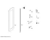Схема №1 T30IF800SP с изображением Крышка для холодильной камеры Bosch 00687209