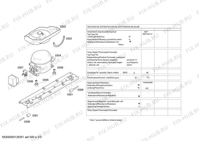 Схема №1 KGN33V00GB с изображением Дверь для холодильника Bosch 00244353