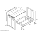 Схема №1 HBN231E0 с изображением Панель управления для электропечи Bosch 00664262