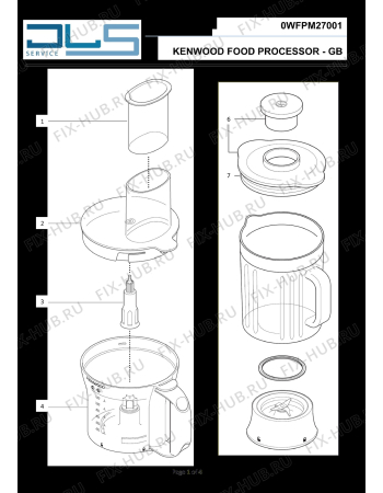 Kenwood Food Processor Instruction Manual FPM270 series