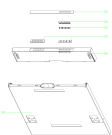 Схема №1 GV61214TH (458260, WQP12-7311) с изображением Накладка на панель управления для посудомоечной машины Gorenje 388269