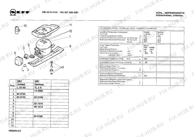 Взрыв-схема холодильника Neff 195307585 GB-4215.41UI - Схема узла 02