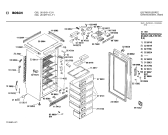 Схема №1 GSL2612FF с изображением Панель для холодильной камеры Bosch 00270868