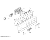 Схема №1 SGI47M35EU Silence comfort с изображением Передняя панель для электропосудомоечной машины Bosch 00445699