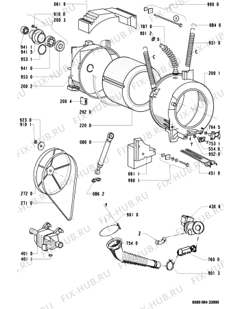 Схема №1 406 509 с изображением Ручка (крючок) люка для стиралки Whirlpool 481949878424