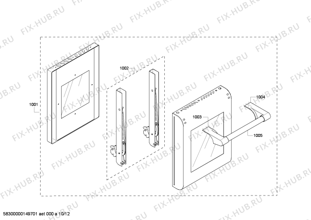 Схема №1 PRD486EDG с изображением Кабель для духового шкафа Bosch 00650843