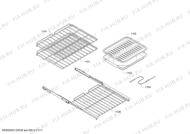 Схема №2 ME271EB с изображением Стеклянная полка для плиты (духовки) Bosch 00144726