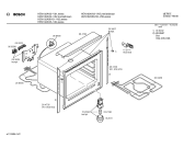 Схема №1 HEN100A с изображением Панель для духового шкафа Bosch 00284748