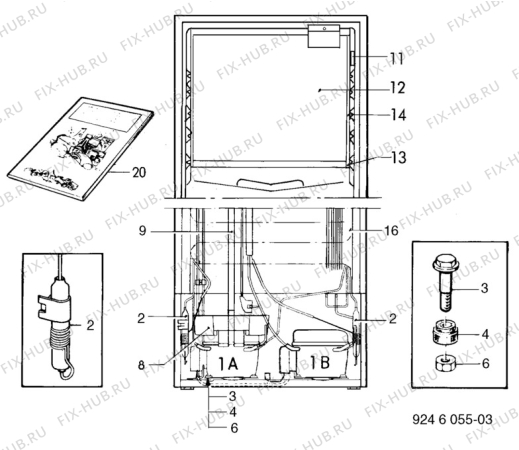 Взрыв-схема холодильника Electrolux TR1178M - Схема узла C10 Cold, users manual