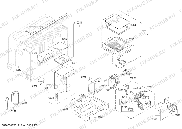 Схема №1 CMP250101C с изображением Вентилятор для электрокофеварки Bosch 12006214
