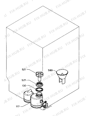 Взрыв-схема посудомоечной машины Castor CMS61 - Схема узла Water softener 066