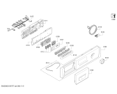 Схема №2 WK14D540HK IQ500 с изображением Панель управления для стиралки Siemens 00704675